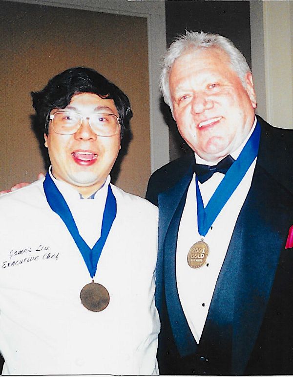 Clark Award with Chef