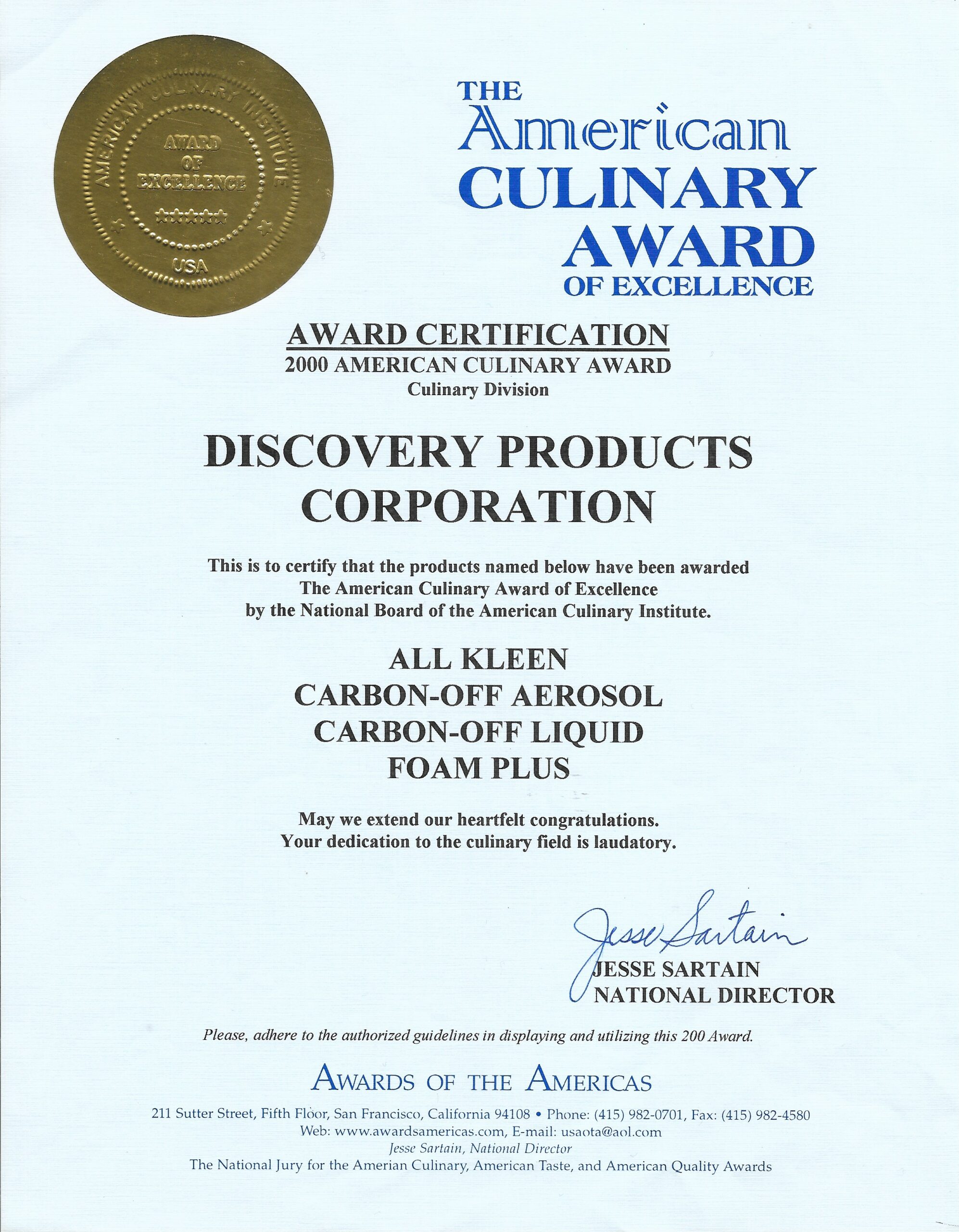 Clark Culinary Award